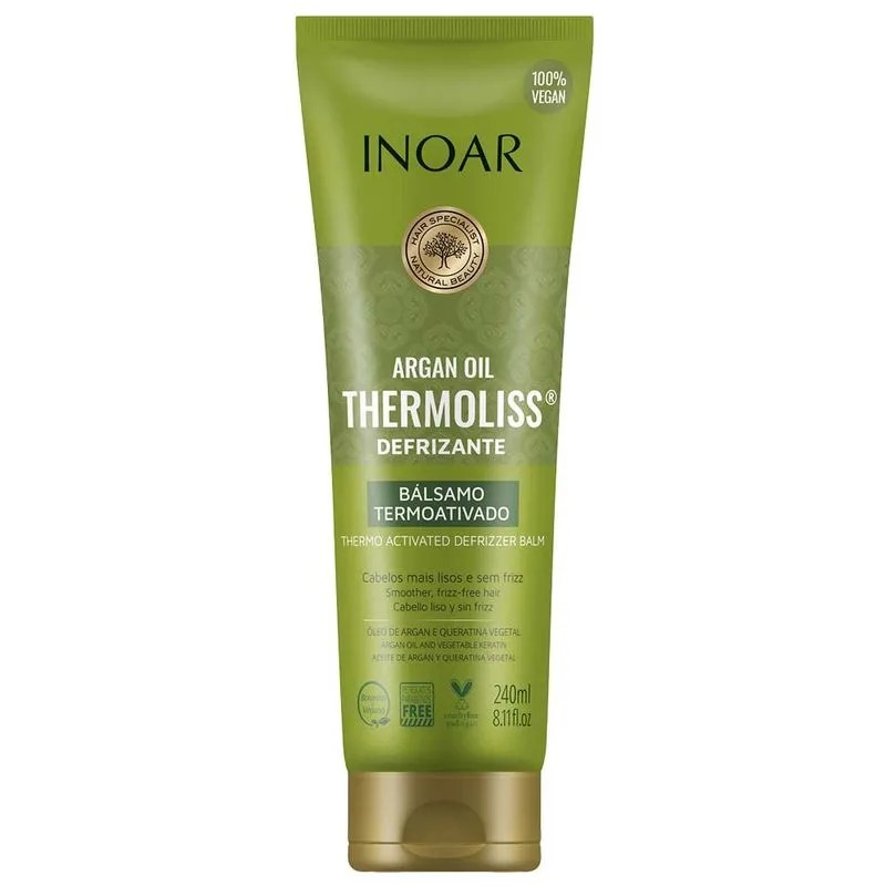 Imagem de produto baratinho da Inoar para "abaixar", amenizar o frizz.