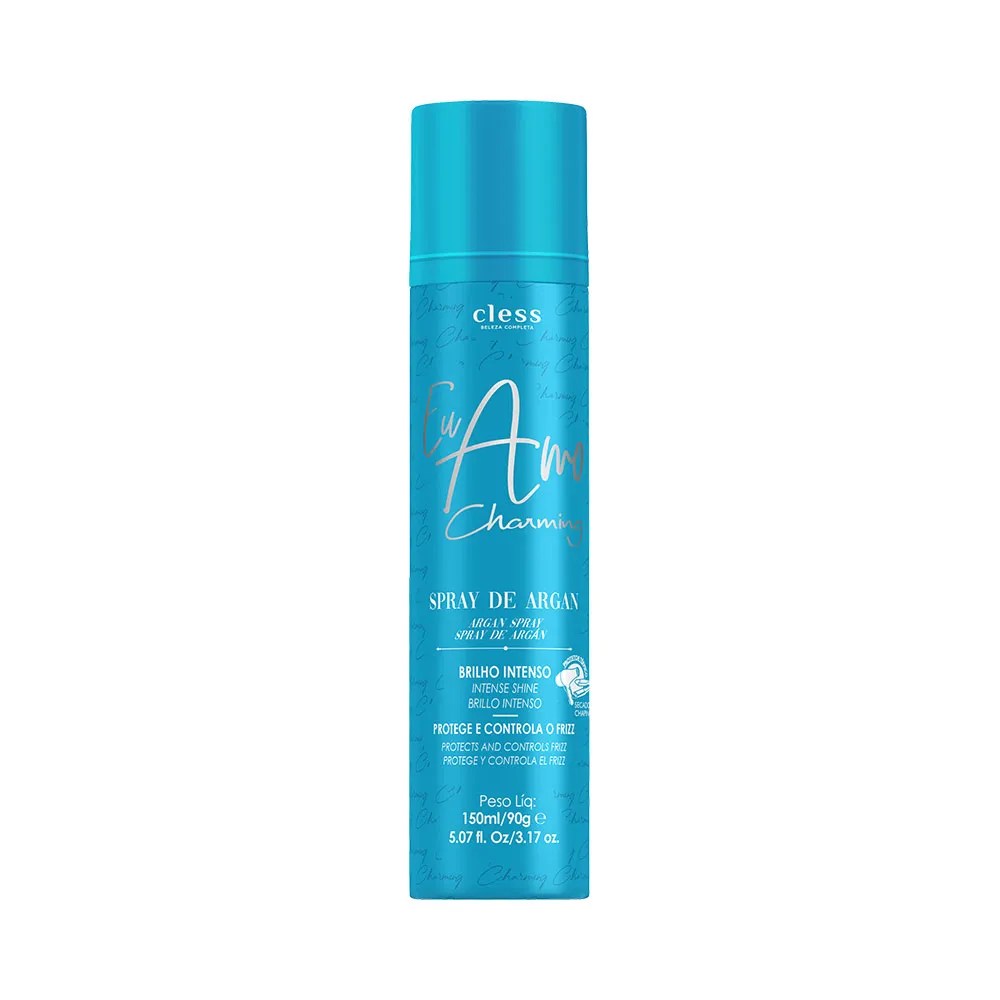 Imagem de produto em spray baratinho pra frizz da Charming.