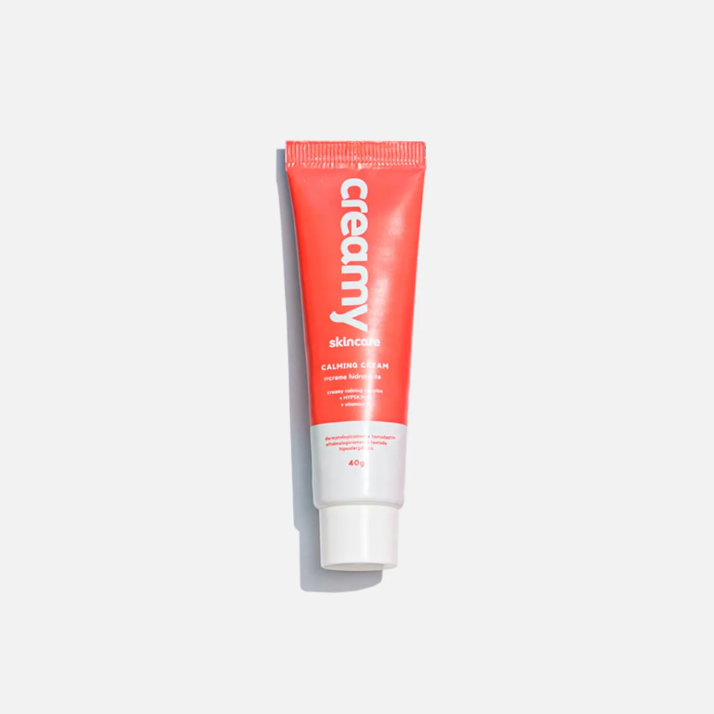 Calming Cream, da Creamy Skincare, ajuda a acalmar e hidratar a pele sensibilizada no p&oacute;s-Carnaval